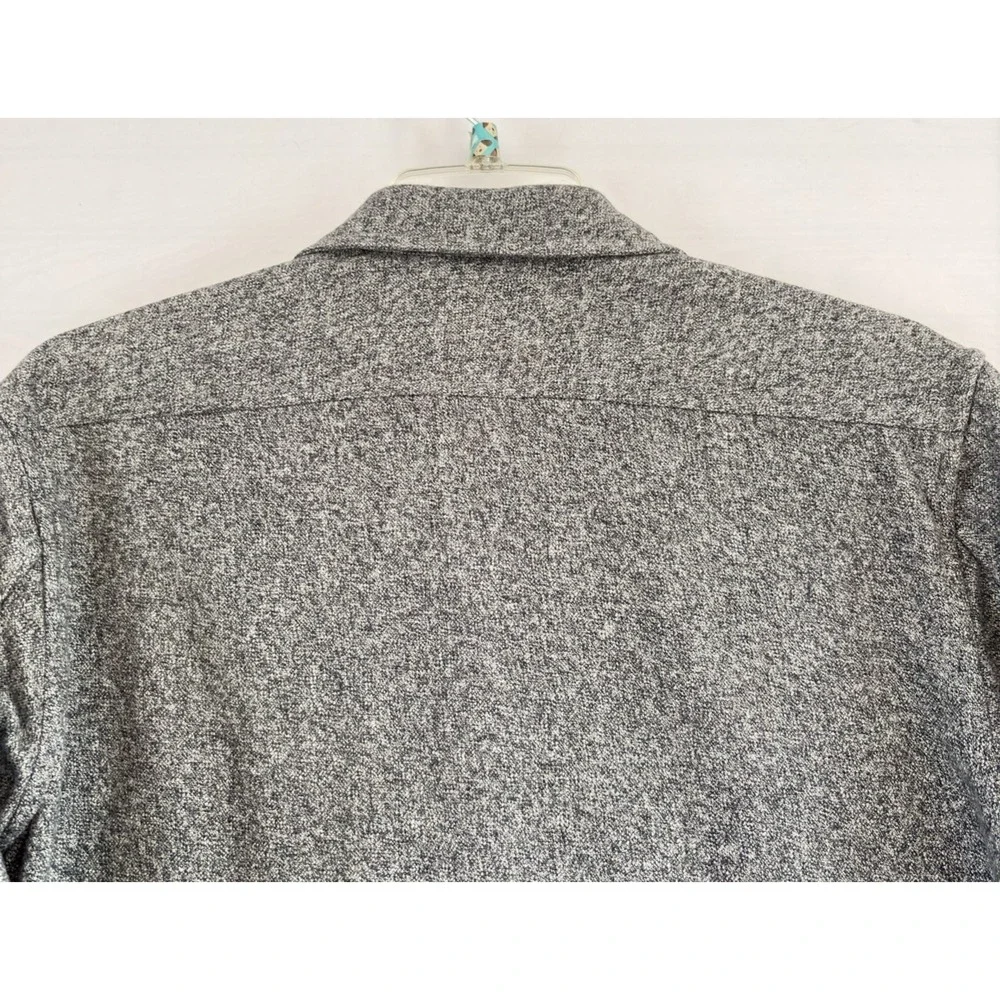 Grayers Heritage Flannels Shirt Mens Large Gray Flannel Button‎ Down Long Sleeve